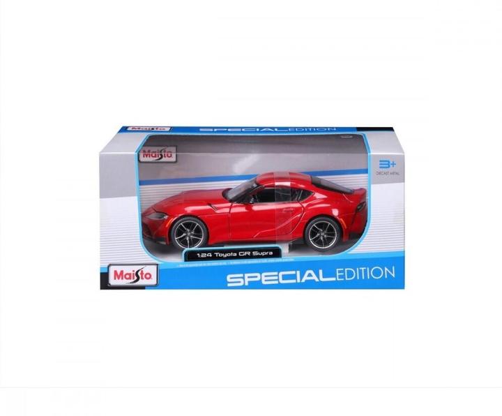 Actual product image Maisto Toyota Supra GR 1/24 red
