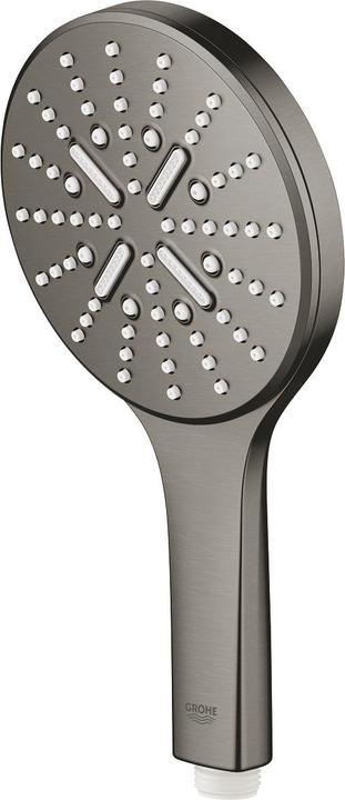 Produktbild Grohe Rainshower SmartActive 130 Handbrause, 9,5l/min (hard graphite gebürstet) (3 Strahlarten, 9.50 l/min)