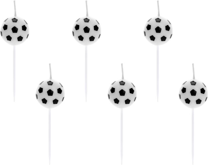 Partydeco Geburtstagskerzen Fussball (6 pcs.)