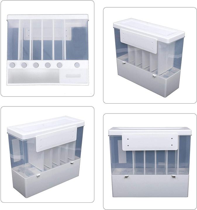 Image du produit Furomg Distributeur alimentaire 10Kg, 6 compartiments