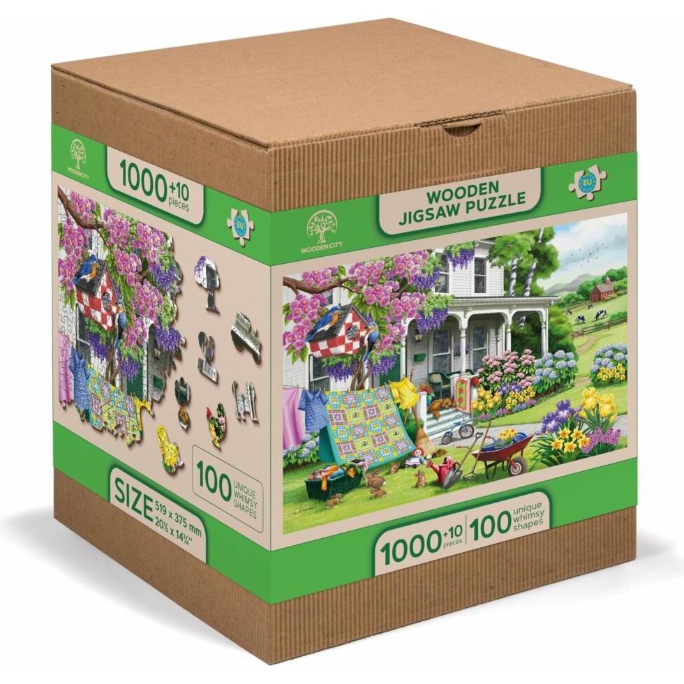Thumbnail - WoodenCity Countryside Garden (1000 Teile)