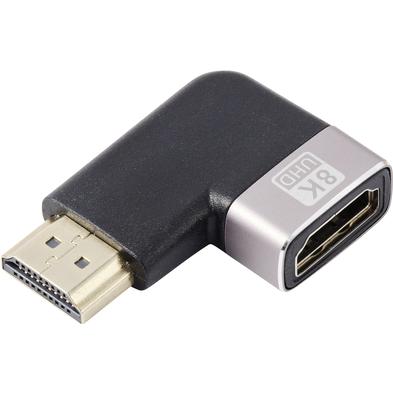 SpeaKa Professional SP-11302004 HDMI Adapter (1x HDMI-Stecker - 1x HDMI-Buchse) (HDMI), Data + Video Adapter, Schwarz, S...