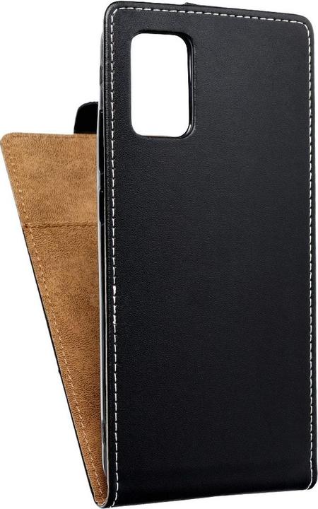 Produktbild König Design Handyhülle für Samsung Galaxy A02s Schutztasche Wallet Cover Case Hülle Schwarz (Samsung Galaxy A02s)