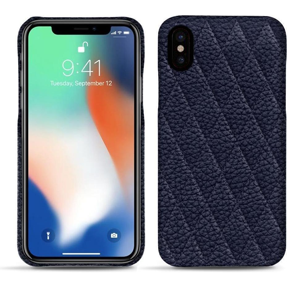Noreve Lederschutzhülle (Apple iPhone XS Max), Smartphone Hülle, Violett