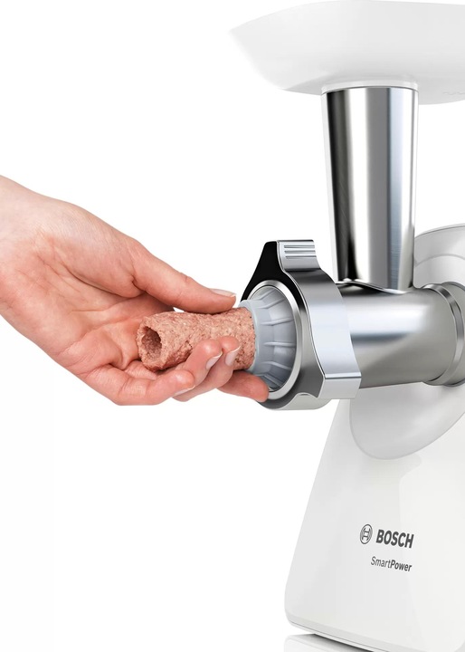 Produktbild Bosch Hausgeräte MFW2520W Fleischwolf Edelstahl