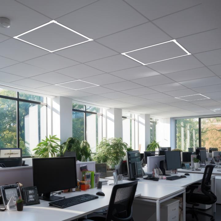 Produktbild Luxula LED Leuchtrahmen, 62x62 cm (4000 lm)