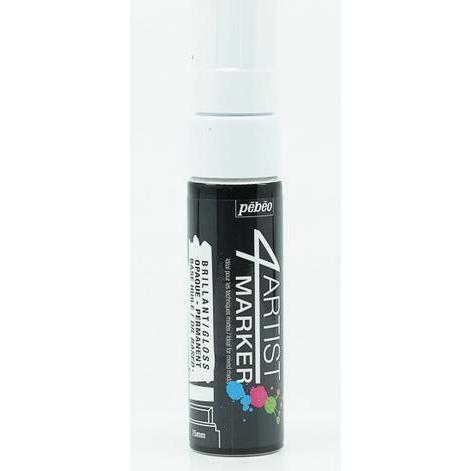 Pebeo, Marker, 4Artist Marker 15mm Flach (Weiss)