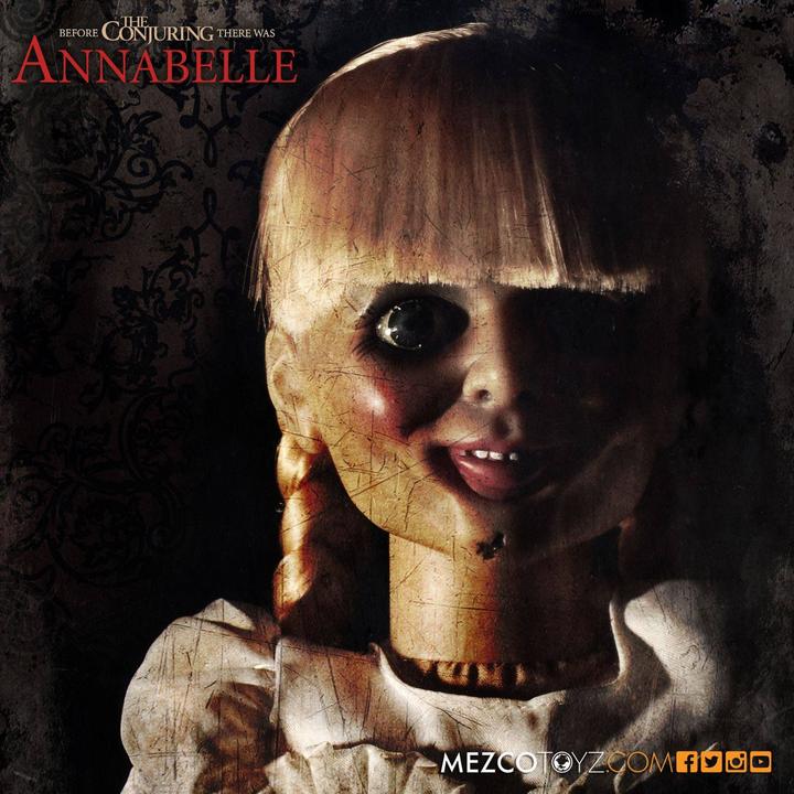 Actual product image Mezco Toys The Conjuring: Replica Annabelle