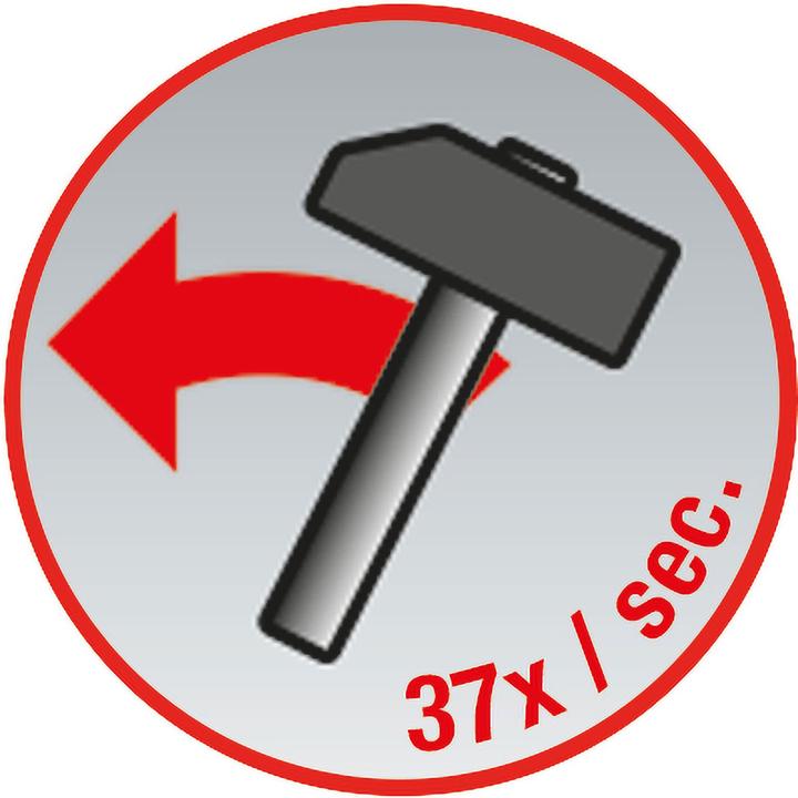 Actual product image KS Tools Vibro-Power pneumatic chisel hammer set. 6 pcs. 51 (Petrol)
