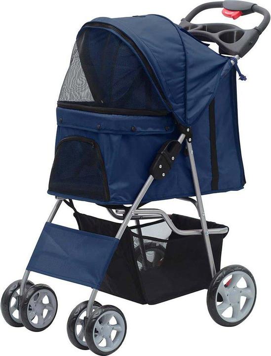 Produktbild Pawise STROLLER FOR CATS AND DOGS BLUE 68x46x100CM (Hund, Faltbar, Atmungsaktiv)