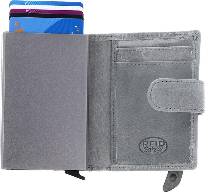 Immagine prodotto The Chesterfield Brand Portacarte di credito Antique Buff con protezione RFID in pelle 7 cm