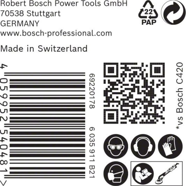 Produktbild Bosch Professional Zubehör EXPERT M480 Schleifnetz für Trockenbauschleifer, 225 mm, G 150, 25-tlg. (150)