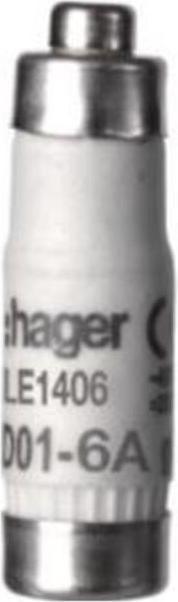 Produktbild Hager LE1406 Sicherung D01 6A 400V gG m. Kennmelder (6 A)