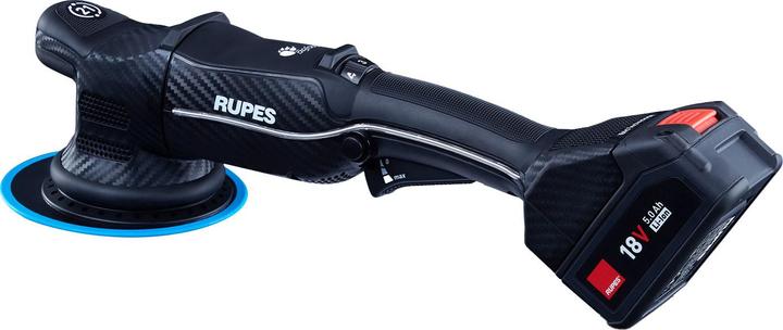 Actual product image Rupes HLR21/CB2/STD iBrid Bigfoot eccentric polisher 150mm 18V 5.0Ah li-ion (Eccentric polisher)