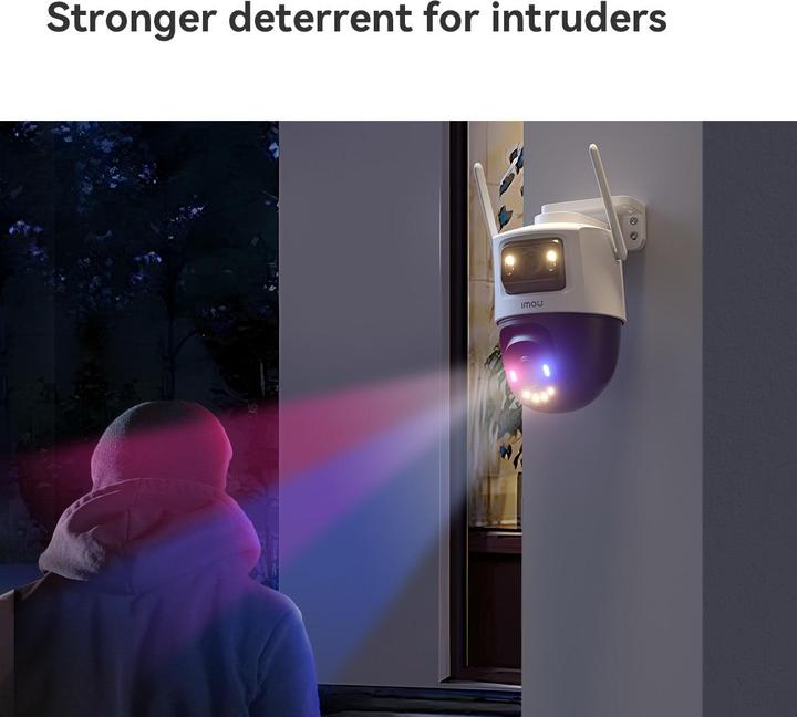 Productafbeelding Imou WRL CAMERA 4+4MP CRUISER DUAL2/PRO IPC-S7XFP-8U0WED (2560 x 1440 Pixels)