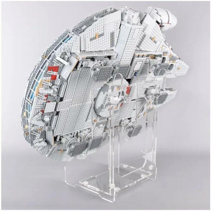 Actual product image iDisplayit Acrylic stand 2 in 1 for LEGO 75192 Star Wars UCS Millennium Falcon