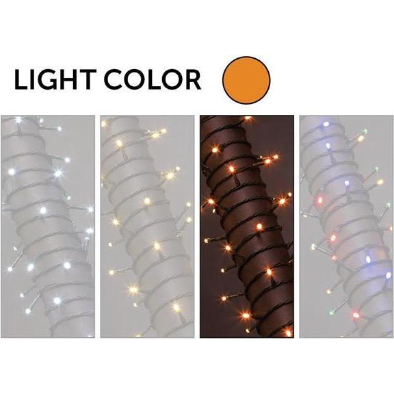 Thumbnail - Velleman, Lichterkette, Merga LED - 12 m - 1020 LEDs - arizona white (blass Orange) - schwarzes Kabel - 31 V (12 m)