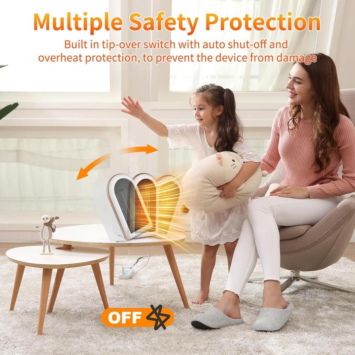 Actual product image Shavingfun Mini fan heater (1200 W)