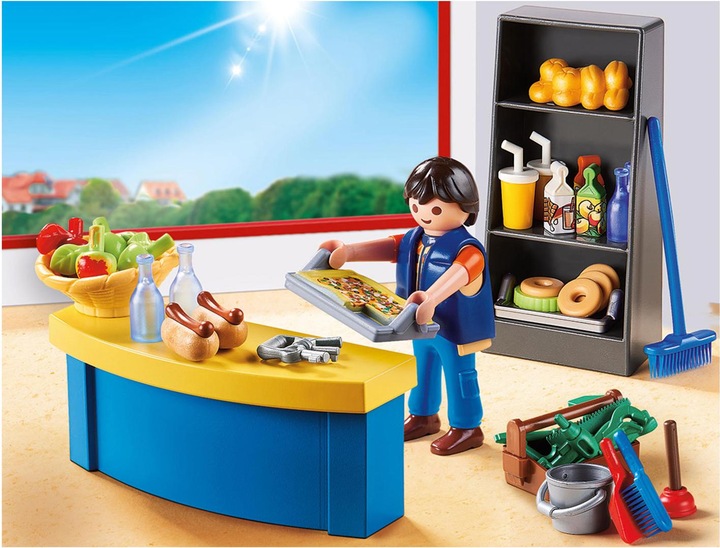Produktbild Playmobil Hausmeister mit Kiosk (9457, Playmobil City Life)