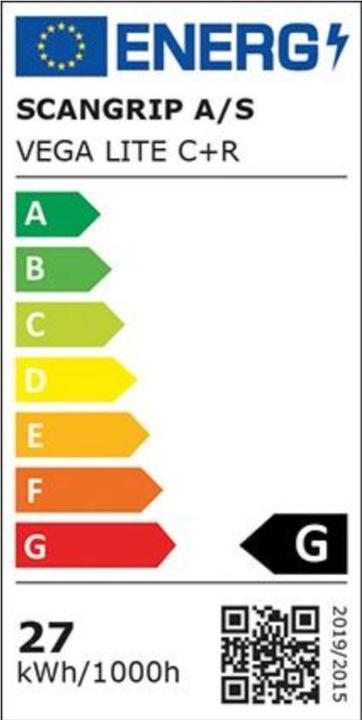 Energy Label Scangrip Floodlight VEGA LITE 1500 C+R (1500 lm)