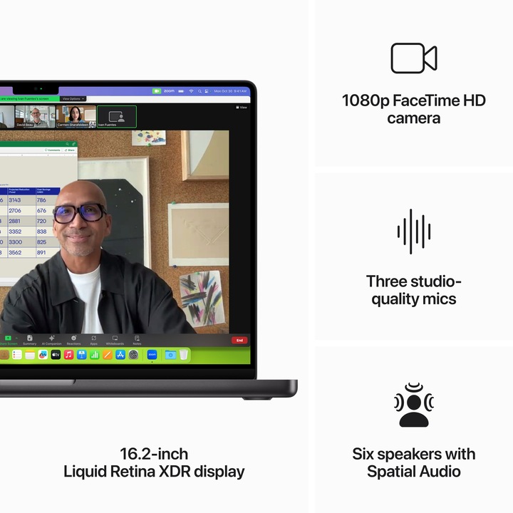 Produktbild Apple MacBook Pro - Late 2023 (16", M3 Max, 48 GB, 1000 GB, CH)