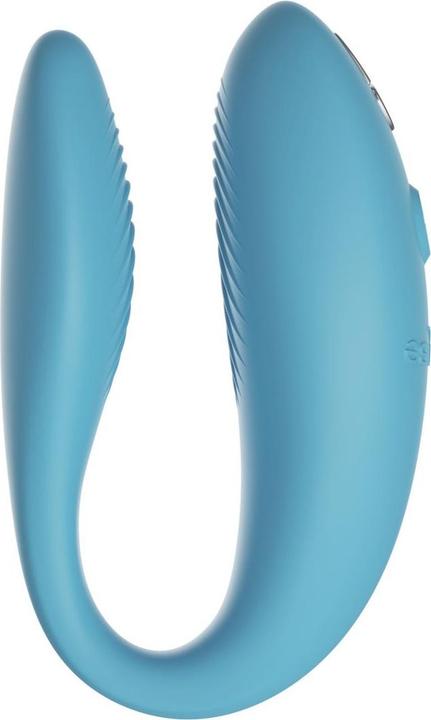 Actual product image We-Vibe Sync Go Remote Control Rechargeable Clitoral and G-Spot Vibrator (Blue)