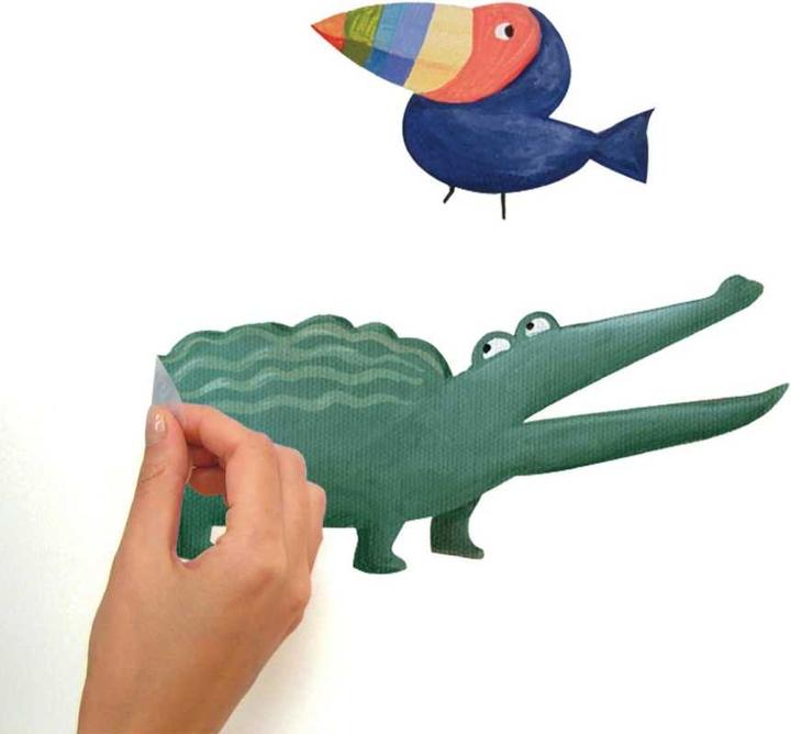 Roommates Jungle animals mural (45 x 25 cm)
