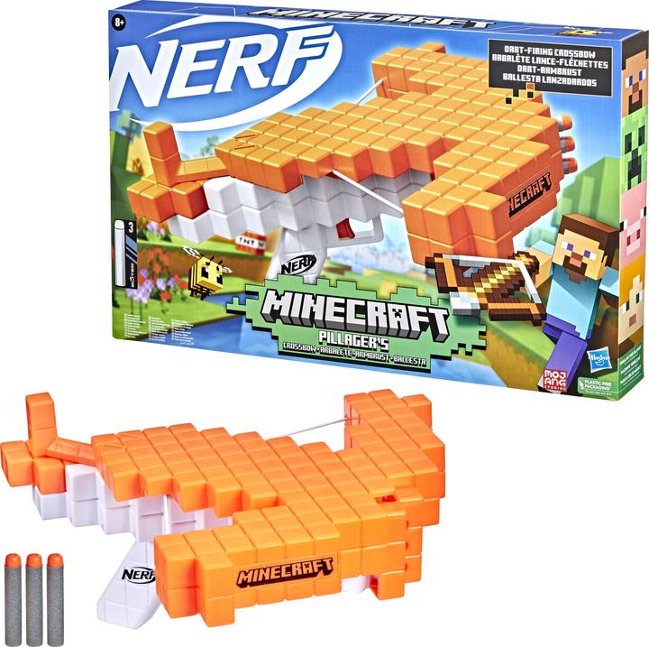 Actual product image Nerf Minecraft Pillager's Crossbow