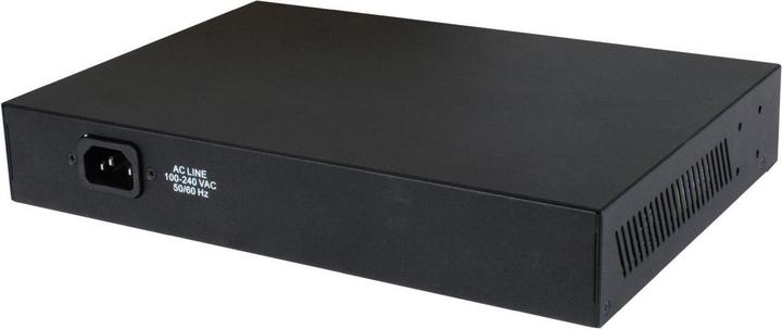 Actual product image Allnet switch smart managed 8 port gigabit 140w / 8x poe+ / 2x sfp / fanless / 19 inch / inchall- (10 ports)