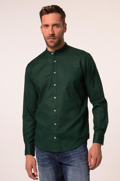 Produktbild JP1880 Hemd, Langarm, Leinenmix, Stehkragen, Modern Fit (3XL)