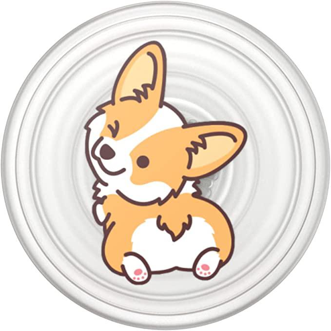 Produktbild PopSockets PopGrip Premium Plant Cheeky Corgi