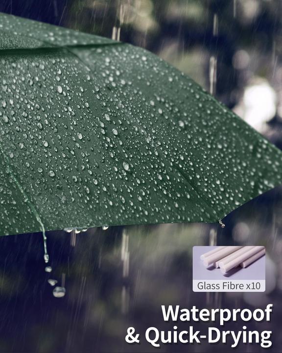 Produktbild Alopini Automatischer grosser sturmsicherer Regenschirm, Taschenschirm mit belüftetem Doppeldach und