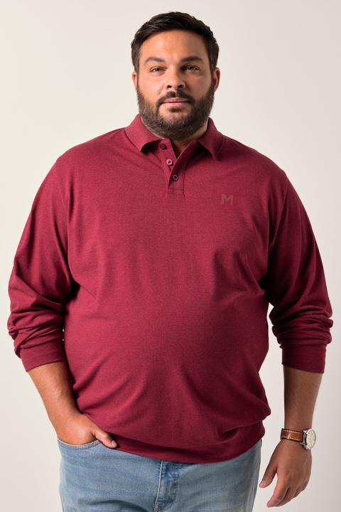Produktbild Men+ Poloshirt, Bauchfit, Basic, Piqué, Langarm, bis 10 XL (3XL)