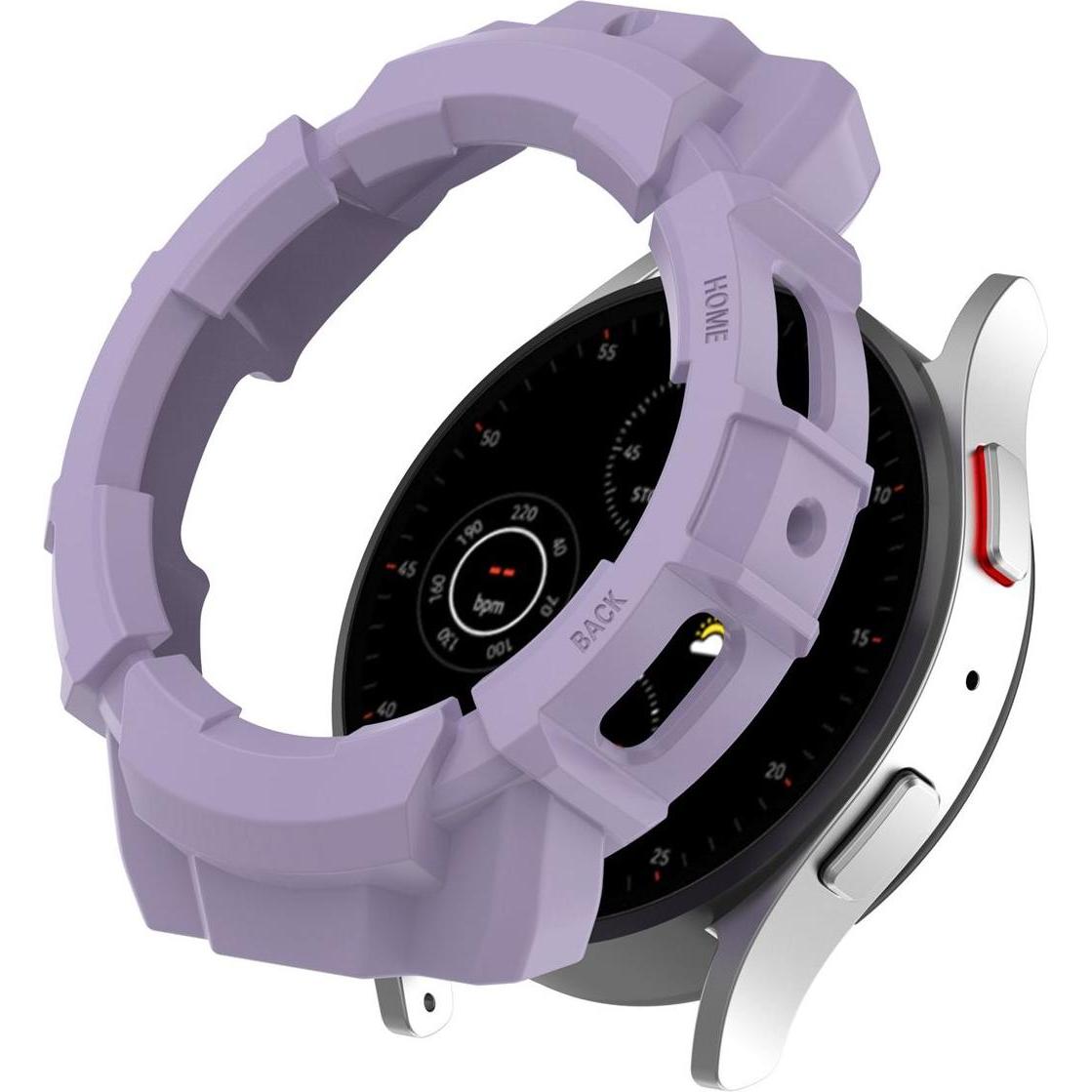 Thumbnail - König Design Schutz Tasche Hülle für Samsung Galaxy Watch5 40mm Case Cover Bumper Etui Tasche, Smartwatch Zubehör, Viole...