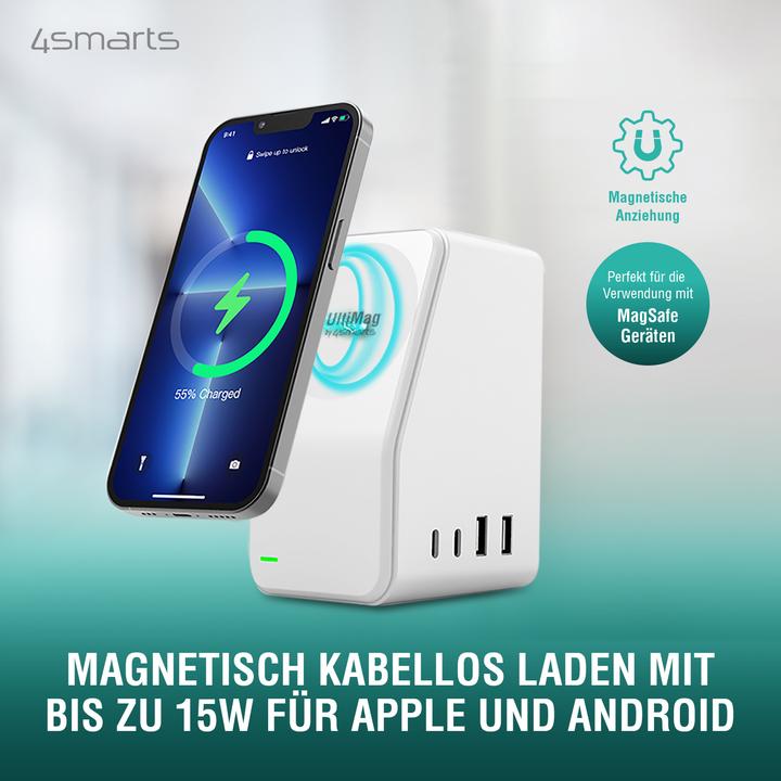 Produktbild 4smarts Ladestation UltiMag Desktower 5-in-1 (78 W)