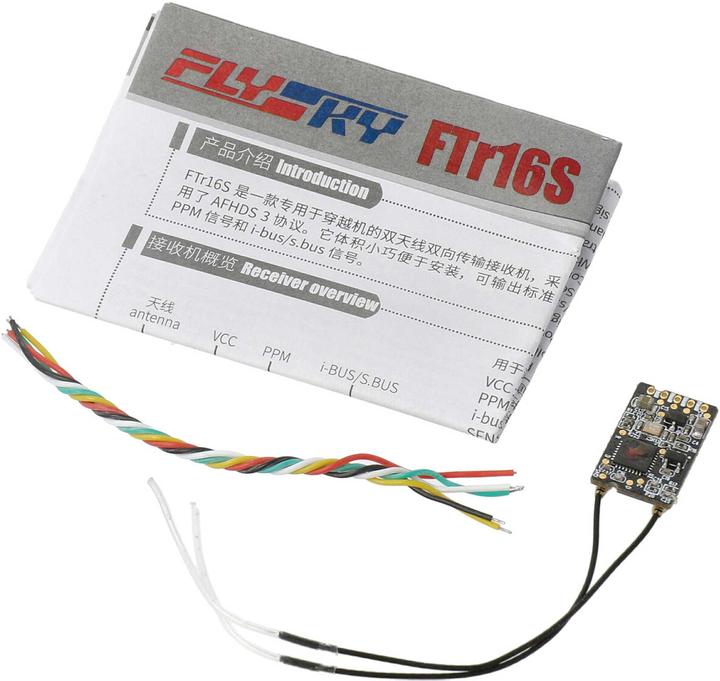 Actual product image Fly Sky Flysky FTR16S AFHDS3 Mini Empfänger 16 Kanal