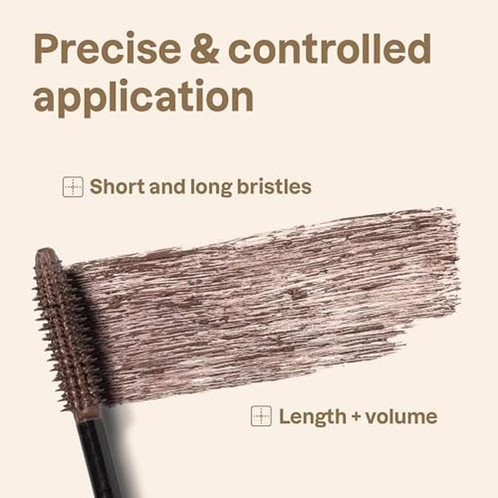 Actual product image Attitude Oceanly 2in1 Mascara With Eyelash Nourishing Serum - 7 Grams (Brown)