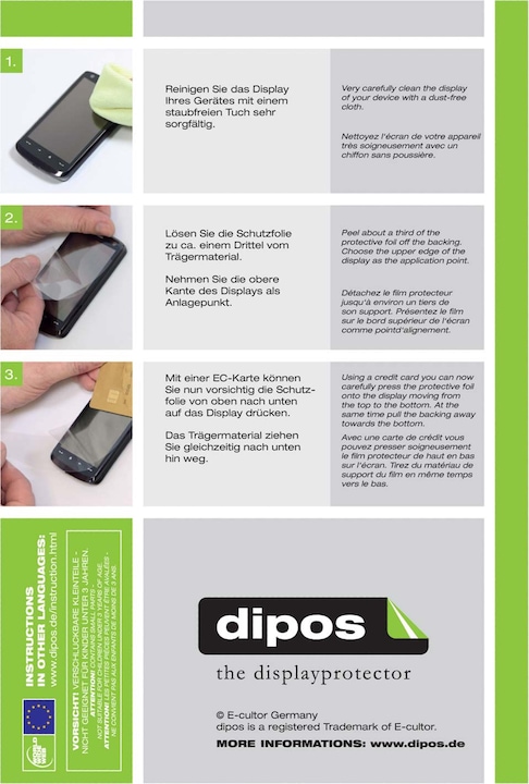 Produktbild Dipos Displayschutzfolie Antireflex (4 Stück, Wiko Y60)