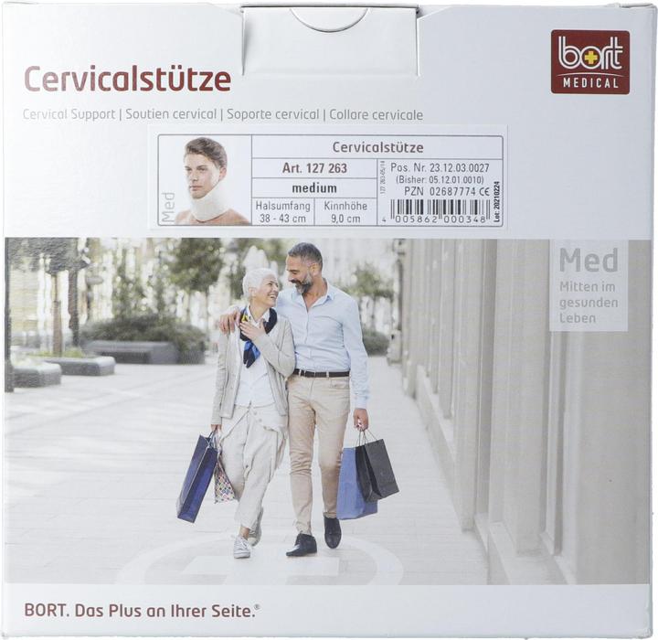 Produktbild Bort Medical Cervical Stütze 9cm M -43cm weiss (M)