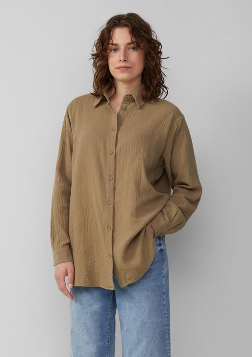 Produktbild S.Oliver Bluse Hemdbluse aus Musselin im Oversize-Schnitt (32)