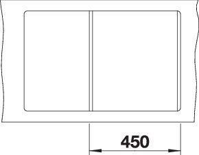 Image du produit Blanco METRA 45 S-F (77 cm, 49 cm)