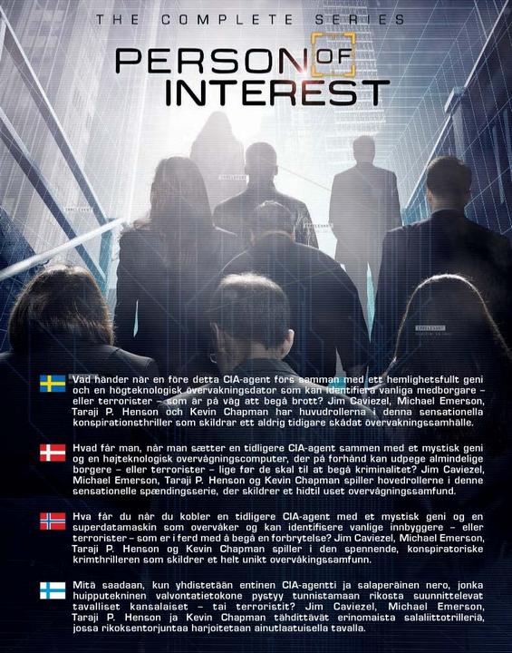 Produktbild WB WARNER HOME VIDEO 0MA49K3W70X Person of Interest - Staffel 1-5 (Blu-Ray), B0779C2JCM, Schwarz (Blu-ray)