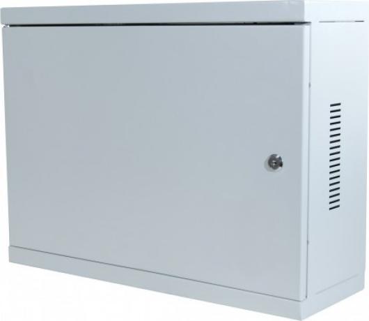 Actual product image Tecline 48.30cm (19"") wall cabinet 3 U, eco, grey 3 U enclosure at a favourable price! (753849) (3 RU, 19 inch rack)