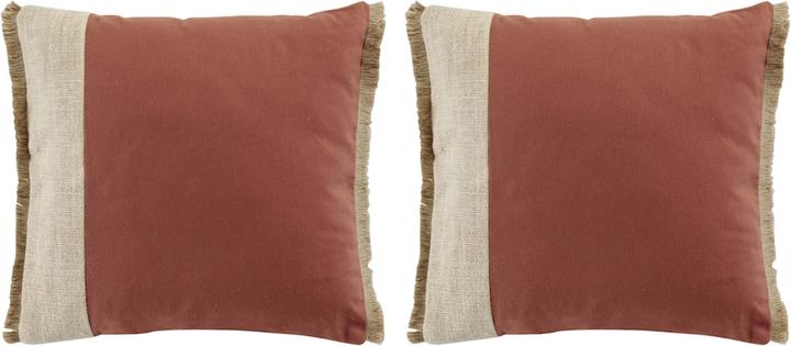 Immagine prodotto Natura Punto Set di 2 cuscini in cotone e iuta Deco (40 x 40 x 15 cm)