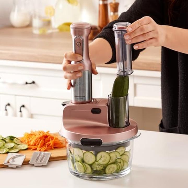 Actual product image Karaca Mastermaid ProSteel Food Processor with Glass Bowl and Anti-Splash Lid (2500 W)