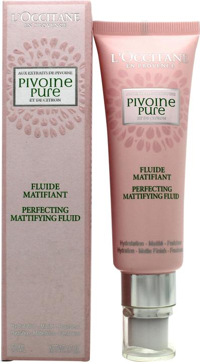 Image du produit L'Occitane Pivoine - Pure Fluide Matifiant (50 ml, Fluide visage)