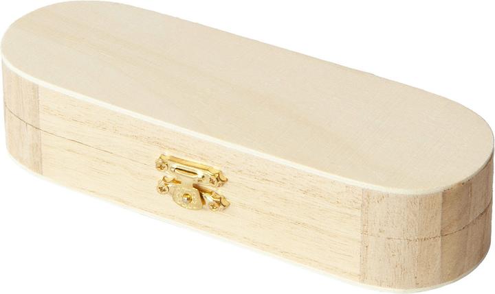 Image du produit Natura Punto Boîte à crayons pratique en bois, naturel, 18 x 6 x 4 cm