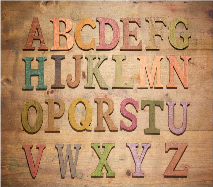 Actual product image Swiss Natura Box with 6 alphabet sets