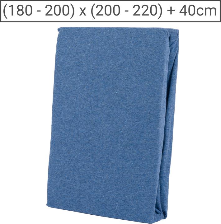 Image du produit Casativo Natura Punto Premium Jersey Melange Spannbetttuch (180 x 220 cm)