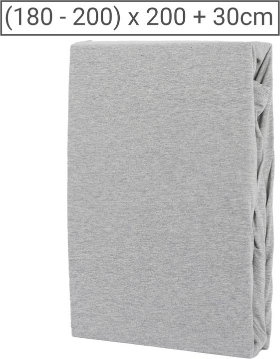 Image du produit Casativo Natura Punto Premium Jersey Melange Spannbetttuch (180 x 200 cm, 200 x 200 cm)